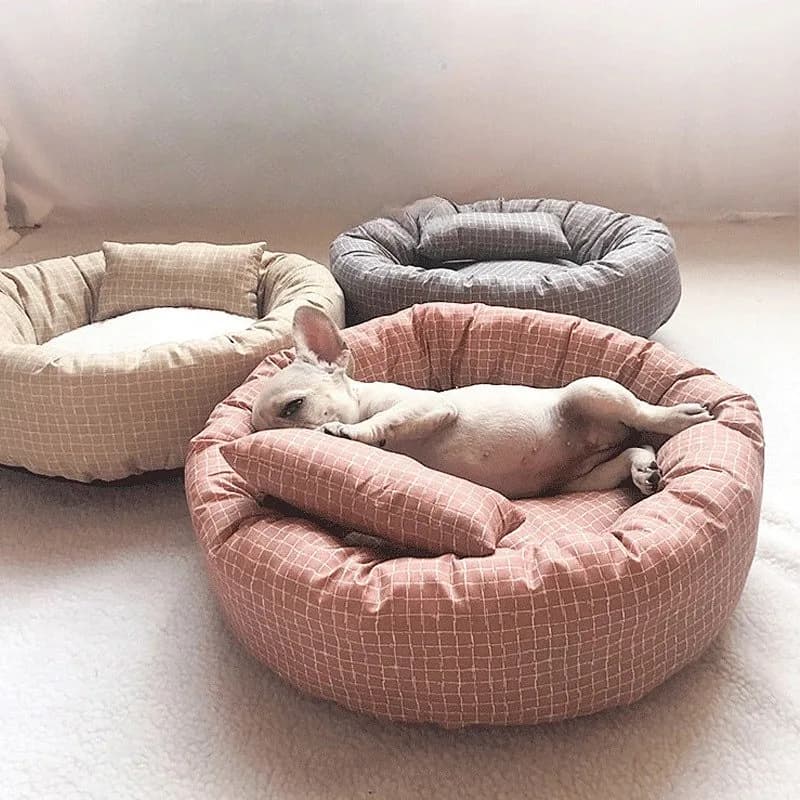 Cuccia in cotone per cani e gatti, per tutte le stagioni, tappetino estivo, morbida, essenziale
