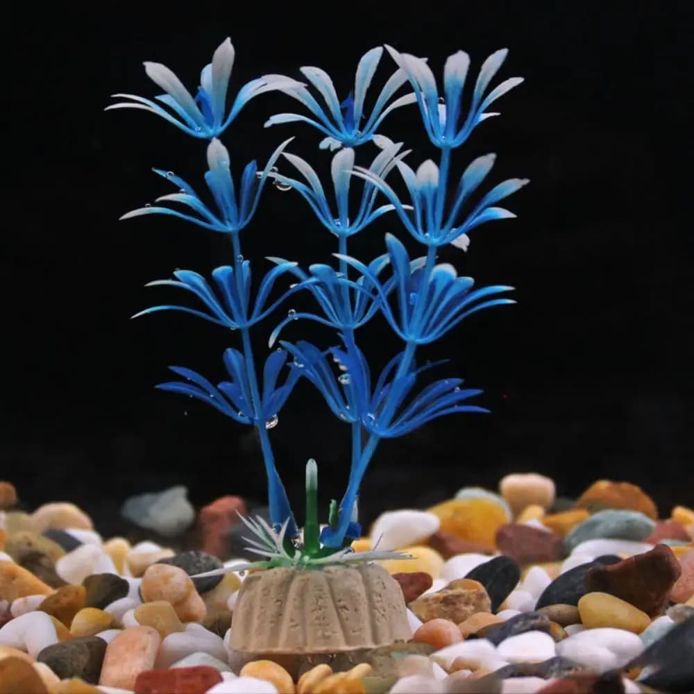 Decorative Artificial Underwater Plants Simulation Lifelike Fake Water Weeds Ornament Plastic 10cm Fake Water Plant Aquarium