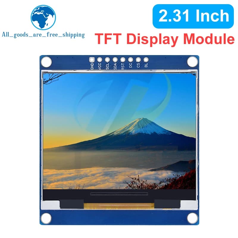 1/3PCS 2.31 pollici 8PIN SPI 262K Modulo schermo LCD TFT a colori Controller ILI9342 320*240 (RGB) per Arduino