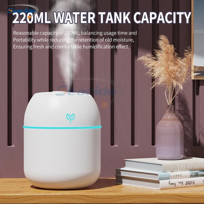 200ML Aria Mini Umidificatore Portatile USB Aroma Olio Essenziale Diffusore Auto Purificatore Mist Maker HA CONDOTTO LA Lampada di Illuminazione Per La Casa Camera Da Letto