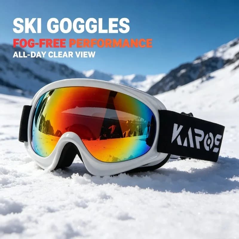 Premium Kids Sports Goggles Double Layer Anti Fog Ski Goggles HD UV400 Eyewear For Outdoor Snow Sports