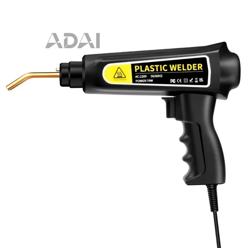Kit di attrezzi per saldatura, dotato di chiodi per saldatura in materiale PVC/kayak, pistola per saldatura in plastica multifunzionale, cucitrice a caldo da 70 watt