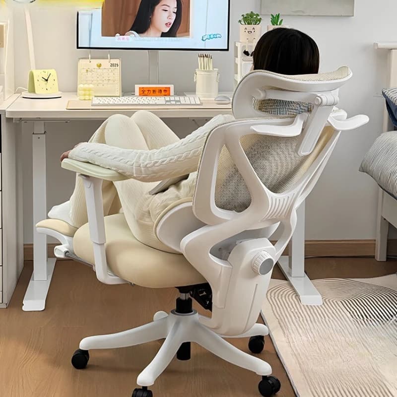 Ruote lombari Sedia da ufficio Ventilazione Sedie da gioco moderne da scrivania portatili Studio ergonomico per computer Silla Oficina Home Office