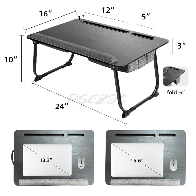 Tavolino da tavolo multifunzionale Letto Tavolino pieghevole Supporto per notebook pigro