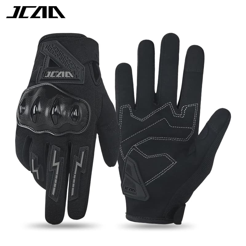 Summer Motorcycle Gloves for Men Women Mesh Breathable Lightweight Anti-Slip Touchscreen Protective Racing Riding Glove