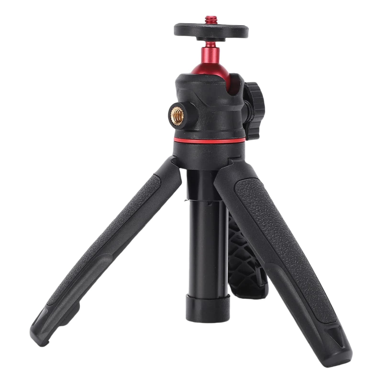 Treppiede per Fotocamera Mirrorless, Asta Selfie per Telefono, Supporto da Tavolo con Testa Girevole a 360 Gradi, Foro di Espansione da 1/4 di Pollice