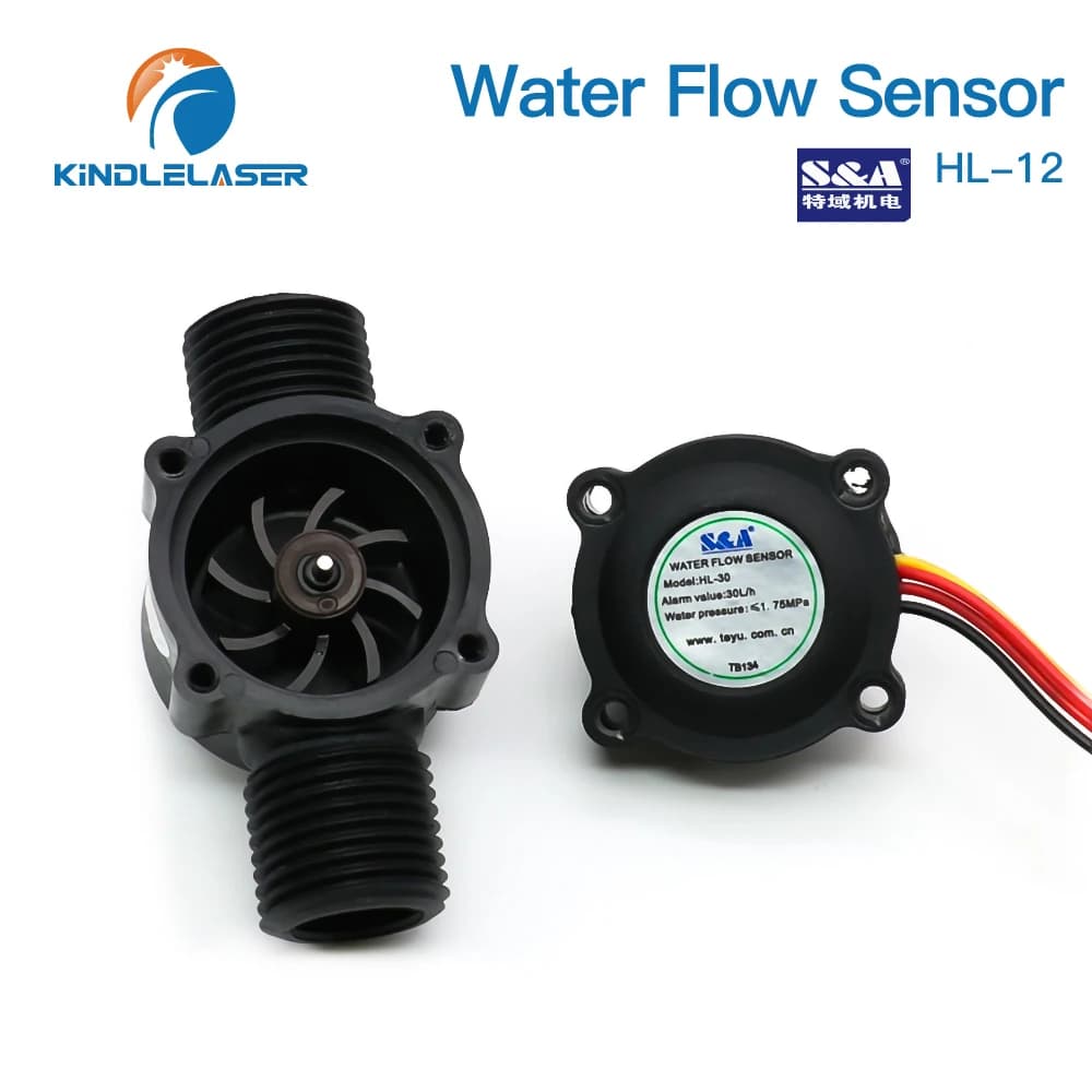 KINDLELASER HL-30 water flow sensor for S&A chiller for CO2 laser engraving machine