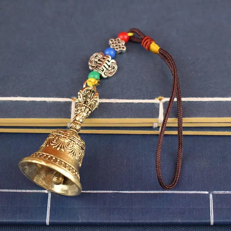 Creative Copper Bell Wind Chimes Brass Crafts Die-casting Falling Wind Chimes Tibetan Bronze Bell Ideas Copper Bell Pendant