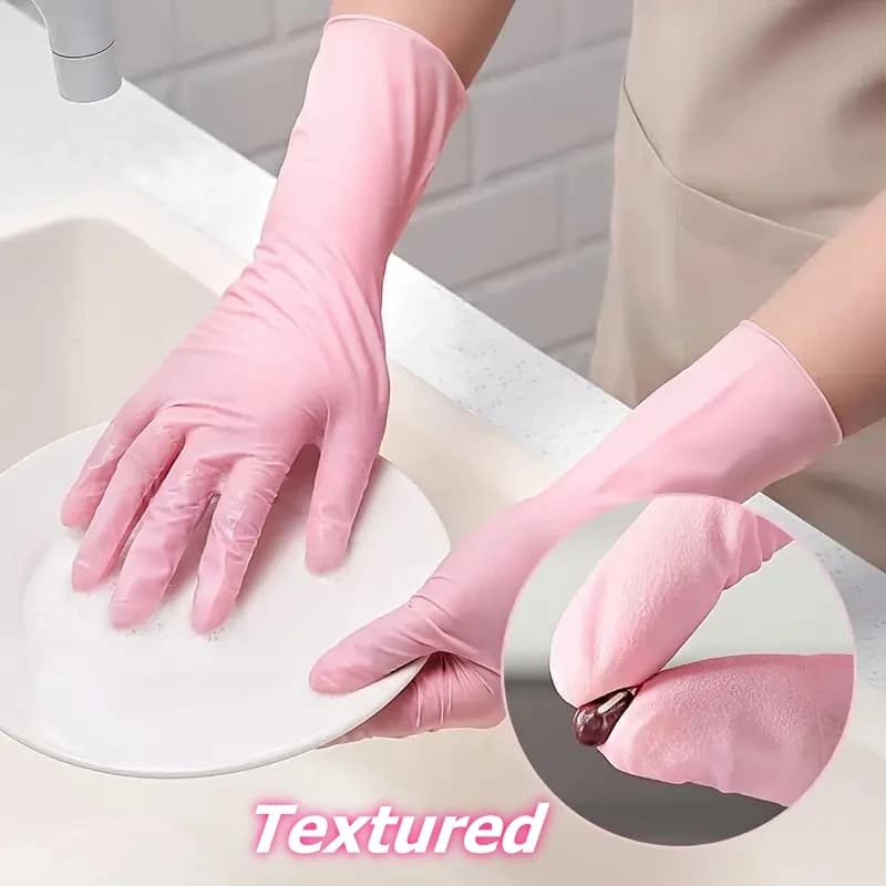 20/50/100 Pezzi Guanti Monouso in Nitrile Rosa 3.5mil Senza Lattice per Pulizie Domestiche, Alimenti, Pre-Tatuaggio, Estetica