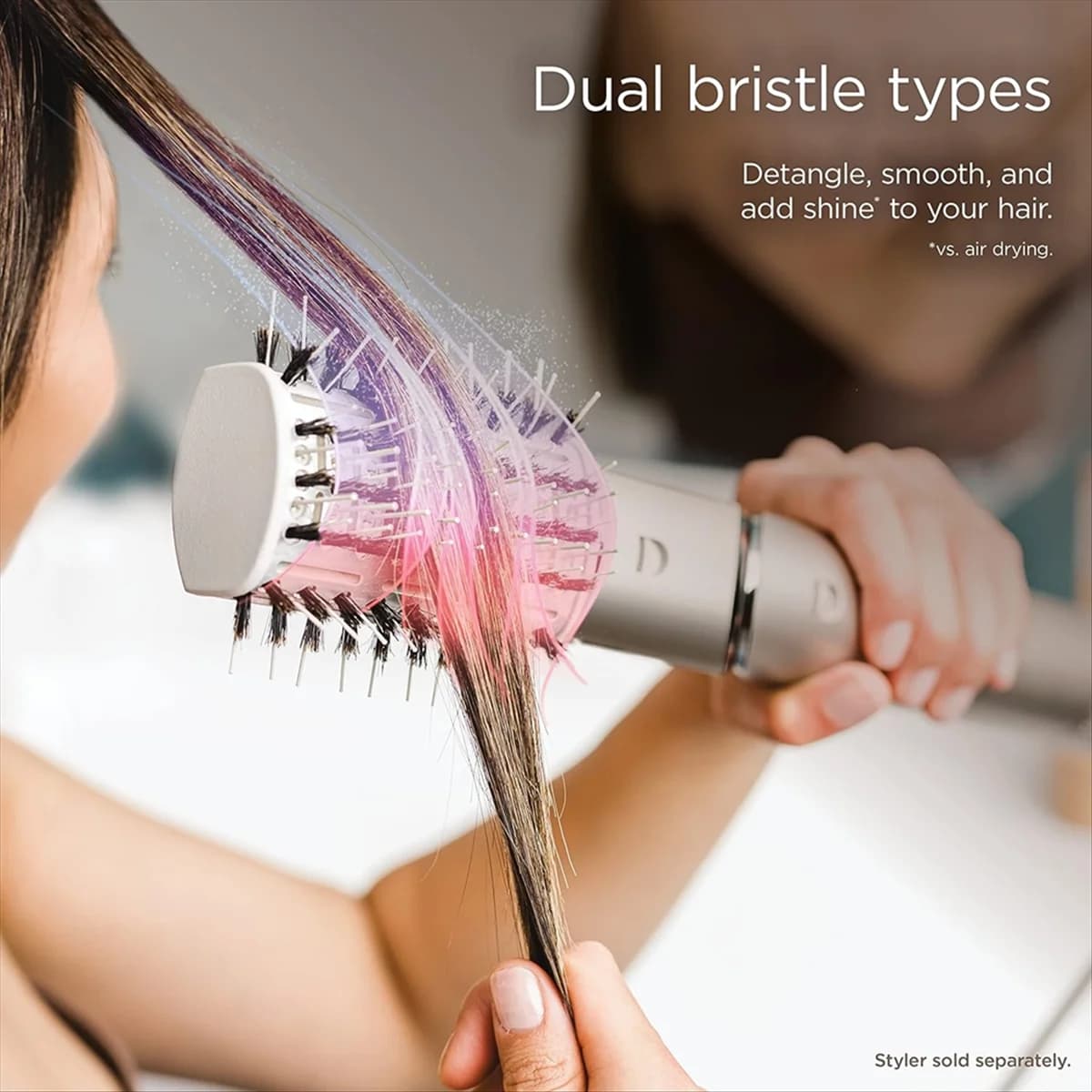 FSLH Bars for curling hair with automatic winding and blade brush for hair dryer FlexStyle Straight wavy attachment