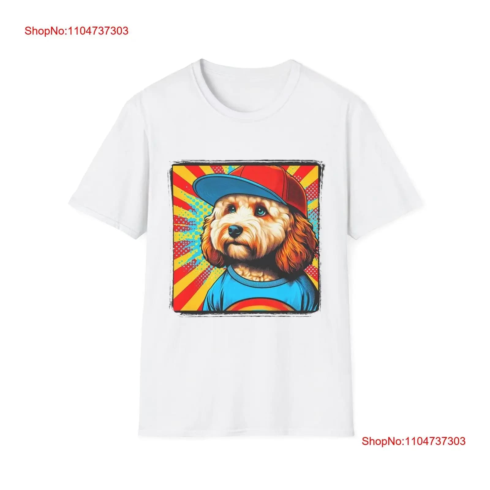 CockerPoo Baseball T Shirt Dog Lover Sports Mom Softstyle Top vintage Washed Top For Everyday Wear Soft Versatile Slightly