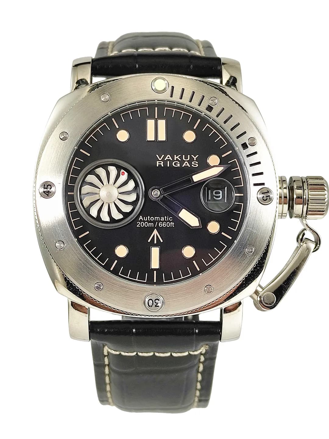 Orologi da Uomo di Alta Gamma, Meccanici Automatici, Militari Long March, con Movimento Seagull ST25, Super Luminosi, Quadrante Grande