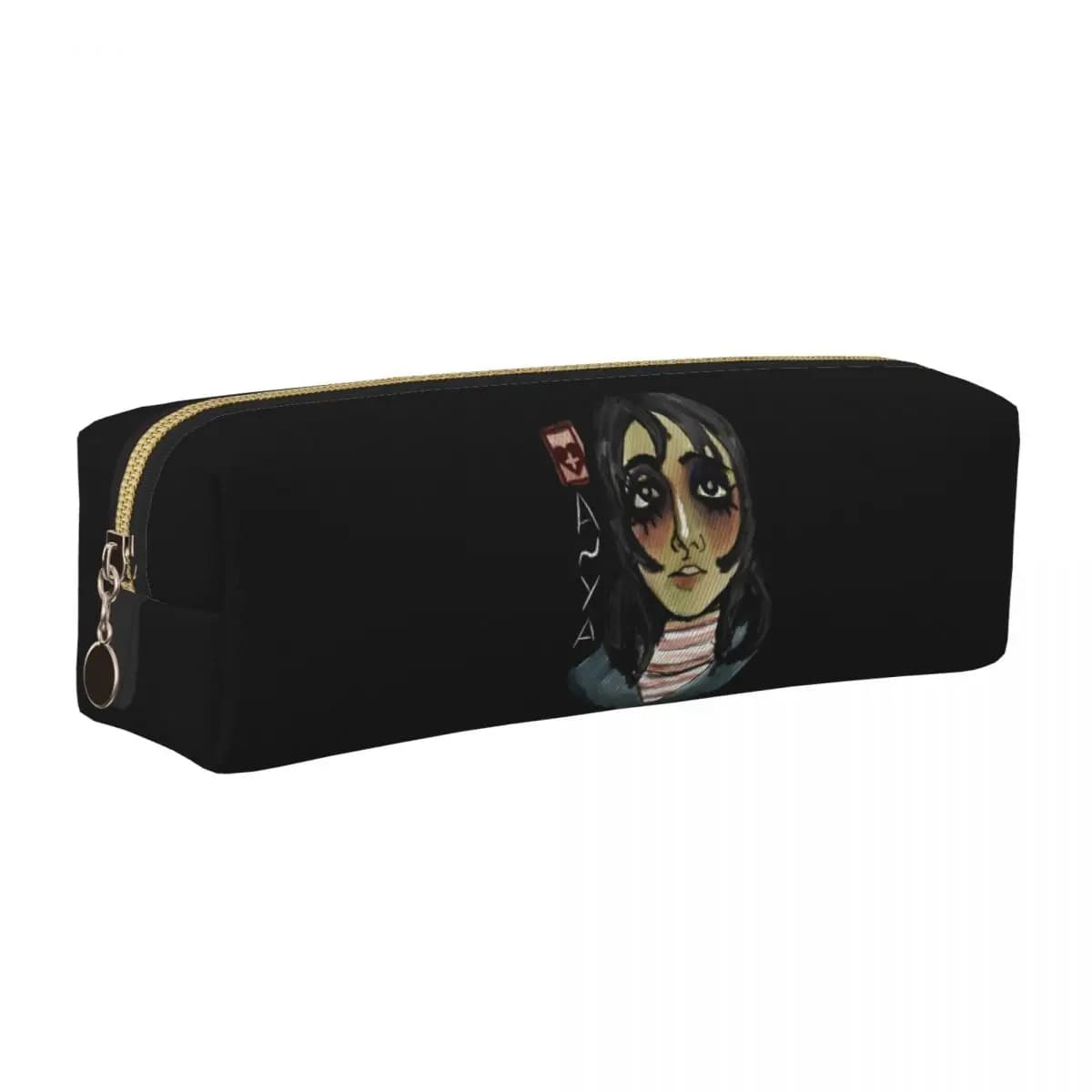 Mouthwashing Anyas Pencil Case Fashion Horror Adventure Game Pen Bags for Student Large Storage Office Gifts Pencilcases