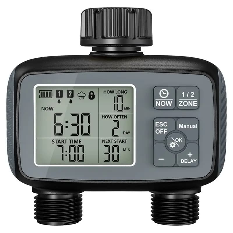 ABXF-Smart Water Timer Programmable Water Timer For Garden Hose Automatic Irrigation System For Yard Lawn