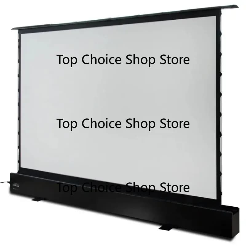 120 Inch Electric Floor Rising Tab-tension Projector Screen Floor Rising Projector Screen