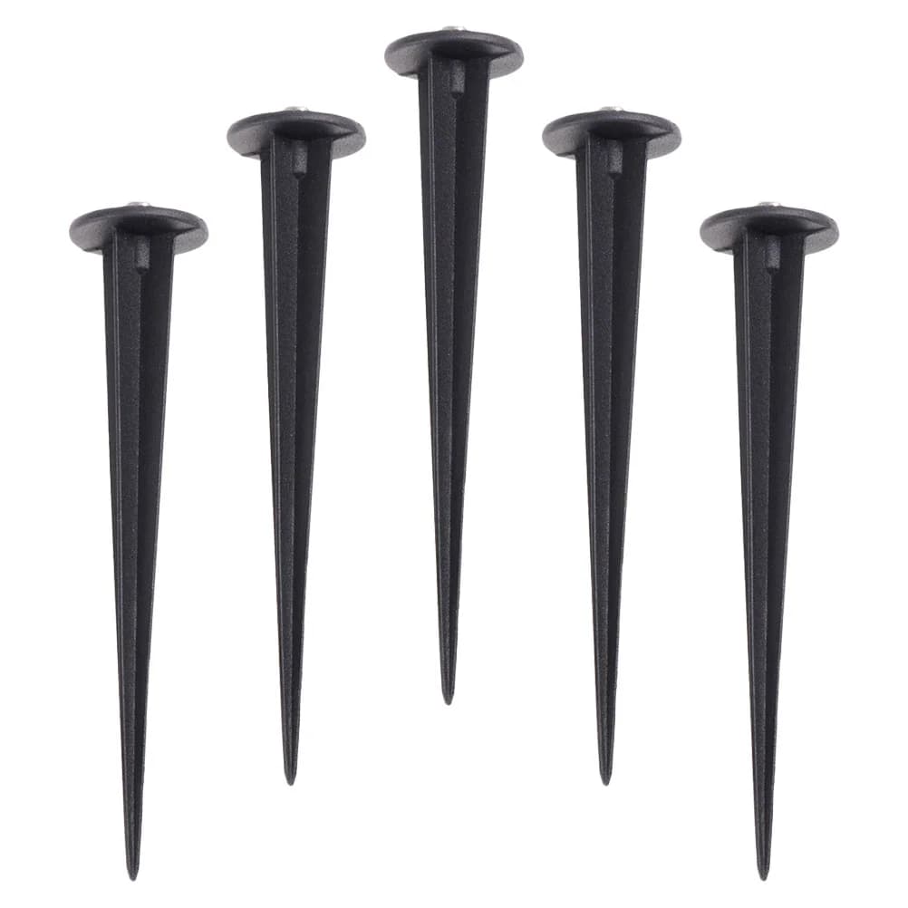 Picchetto a terra picchetti in alluminio punte luci di ricambio accessori per faretti da giardino graffette per esterni rinforzate solari