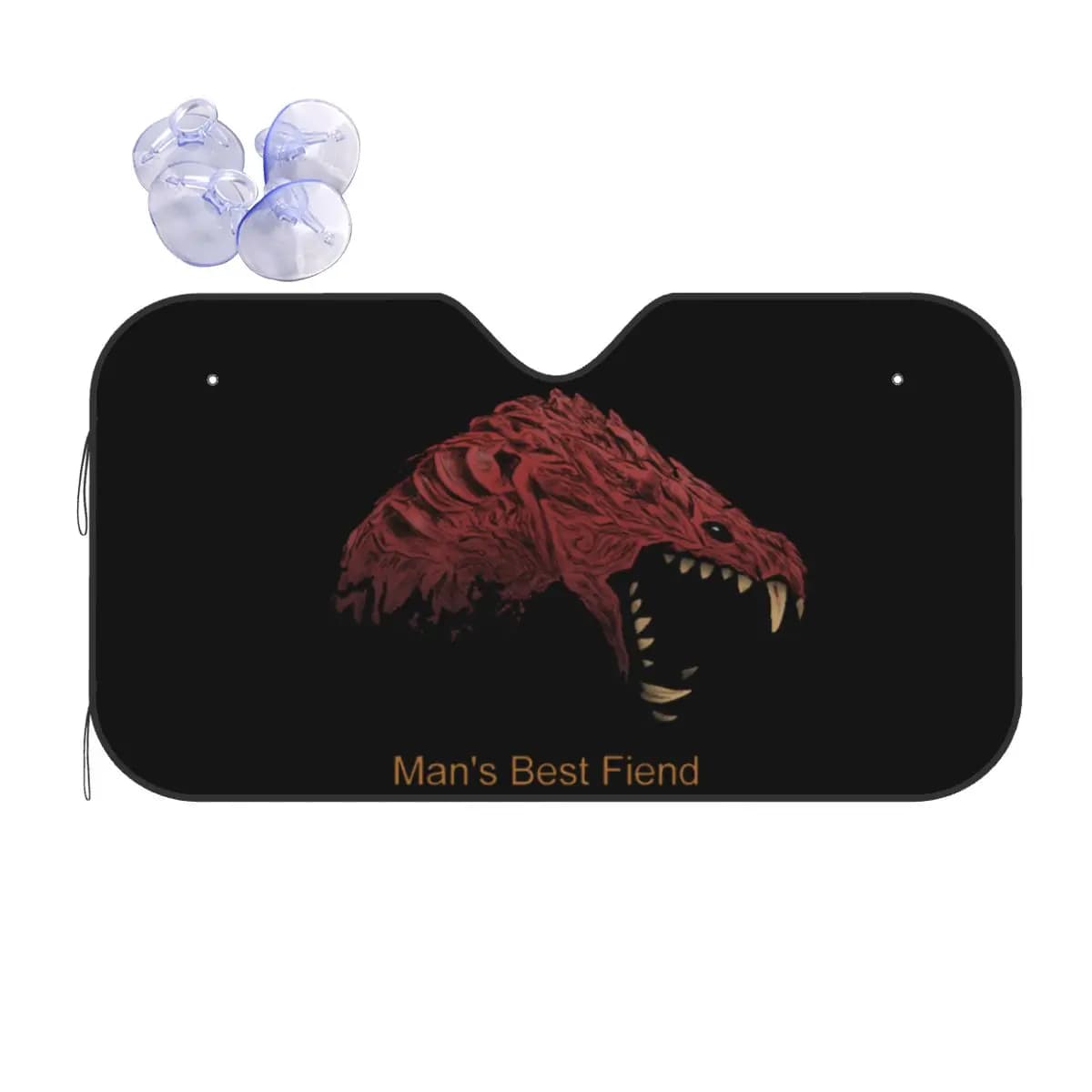 Odogaron Man's Best Fiend Parasole Parabrezza Auto Parabrezza Anteriore Finestra Parasole Accessori Coperture