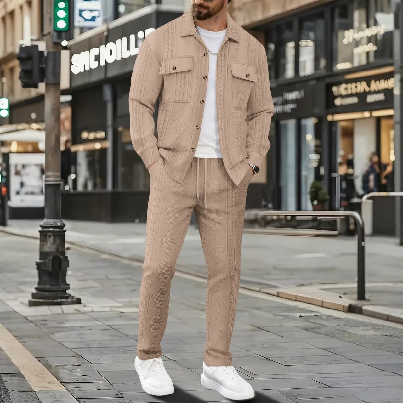 Men's Autumn Lapel Casual Jacket Jacket Casual Suit