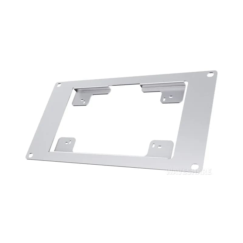 Pannello di montaggio per display DSI da 7 pollici Waveshare HomeRack, spazio di montaggio 3U, compatibile con il display touch ufficiale Raspberry Pi da 7 pollici