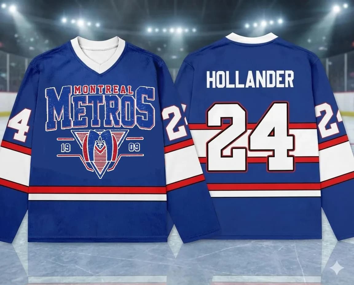 Nuova Maglia da Hockey Riscaldata Unisex a Maniche Lunghe, T-Shirt con Scollo a V Rozanov Hollander, Felpa con Cappuccio Unisex