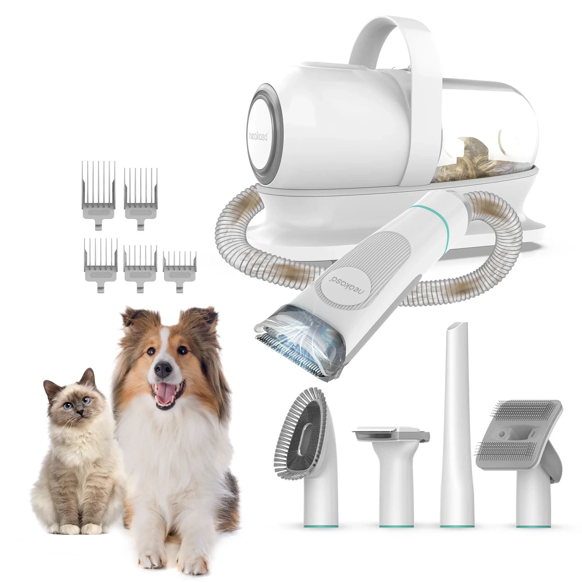 For Neakasa P1 Pro 5-in-1 Dog Grooming Vacuum Charge-Powered Acrylic Trimmer Comb Brush Pet Hair Remover