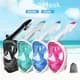 Scuba subacqueo maschera subacquea antiappannamento integrale maschera respiratoria per snorkeling adatta per fotocamera sportiva nuoto impermeabile sicuro eq