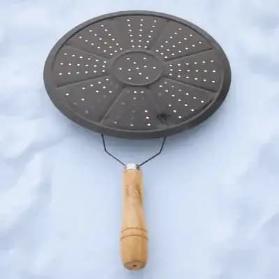 Safe Premium Iron and Wood Pot Mat Heat Diffuser Board for Glass Ceramic Gas Stovetops Countertop Protection Placemat Holder