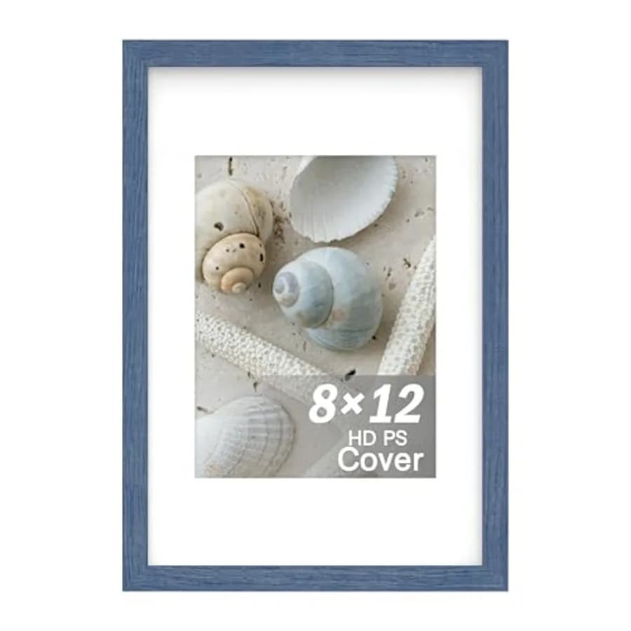 Picture Frame, Simple Photo Frame for Decorative Artwork, Suitable for Tabletop, Desk, Bookshelf and Wall Display, Photo Galler
