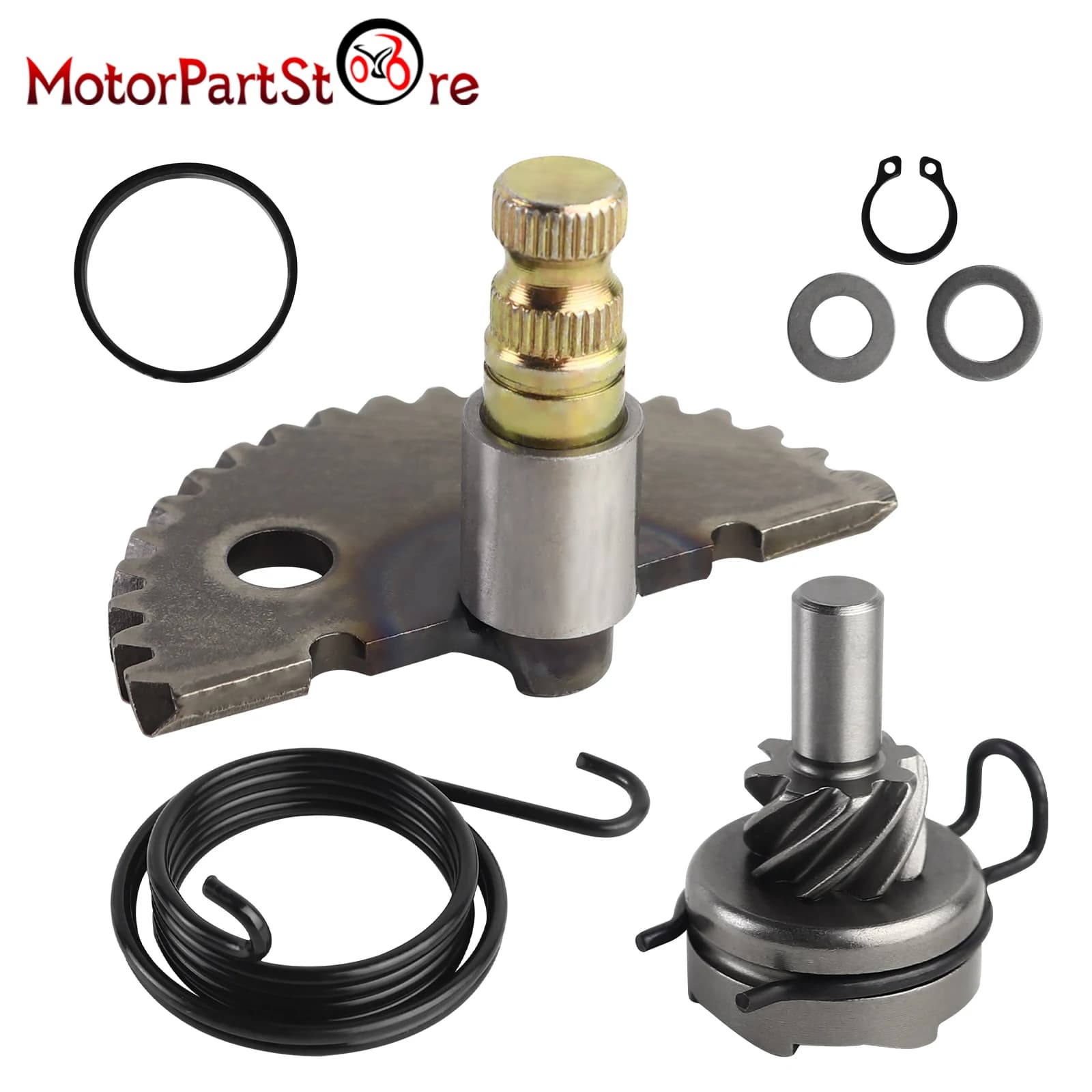 Kickstart Kick Start Kit di ricostruzione albero ingranaggi per GY6 49cc 50cc 100cc 139QMB 139QMA Scooter cinese Ciclomotore ATV Go Kart Motore
