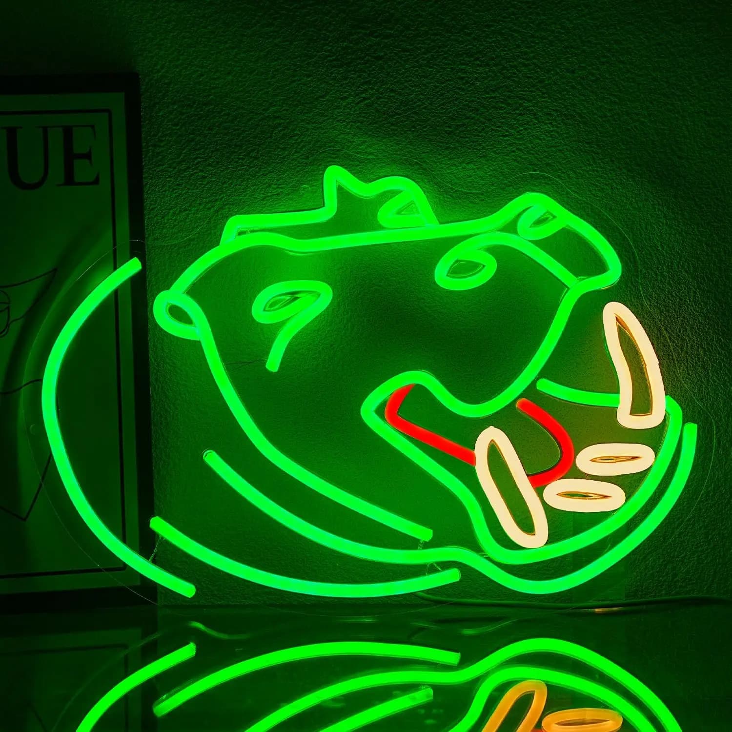 Insegna al Neon a LED USB Dimmerabile a Forma di Ippopotamo per Bar, Sala Giochi, Feste di Compleanno, Decorazione Camera da Letto, Regalo, Luce Artistica da Parete