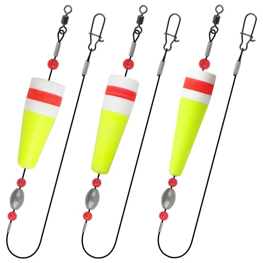 Bobber da pesca Tappi pop-up per galleggiante in acqua salata Galleggianti da pesca ponderati e bobber per attrezzatura da pesca da surf Redfish