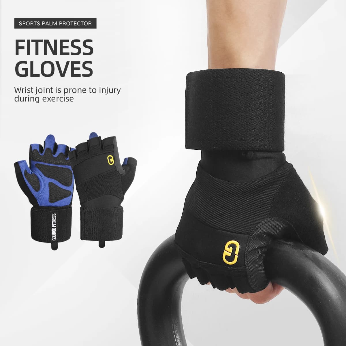 Guanti da Allenamento GOUNOD Antiscivolo, Leggeri, Resistenti, Eleganti, Professionali, Casual, per Palestra e Fitness Indoor