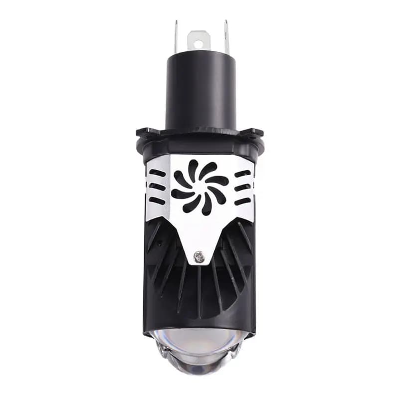 Top Vendita H4 Lampadine per fari per auto LED Mini lente per proiettore Fisheye Lente per lampada Luce turbo bianca