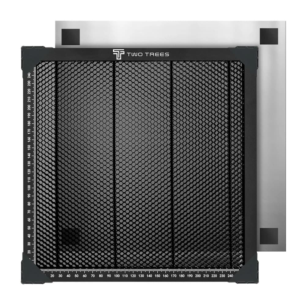 TWOTREES Aluminium and Iron Carbon Fiber Bee Ceiling Machine Composite Panel for Co2 Laser Engraving Machine