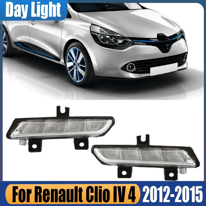 For Renault Captur Clio 4 2012 2013 2014 2015 Front bumper LED Daylight Signal light Daylight 266003864 R. R. 266059493 R. R.