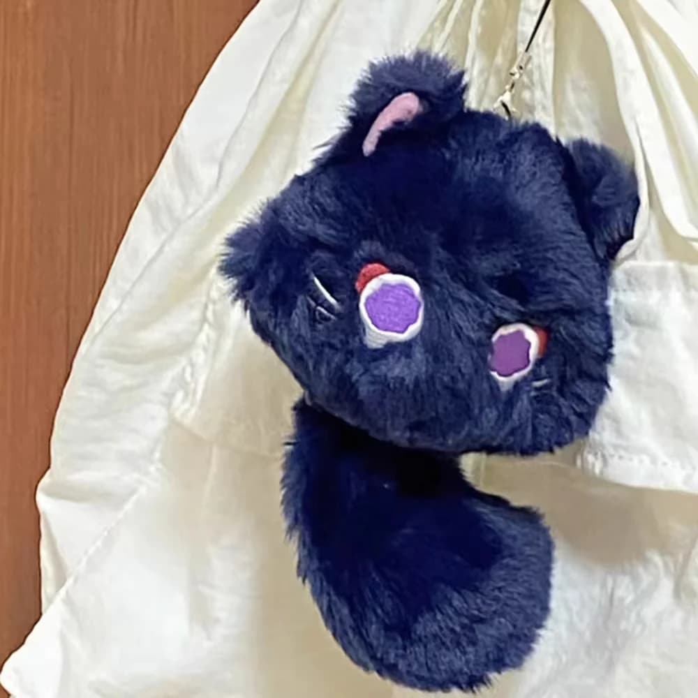 Gioco Genshin Impact Wanderer Hutao Portachiavi Cosplay Fantasma Ciondolo Peluche Portachiavi Accessori Regali