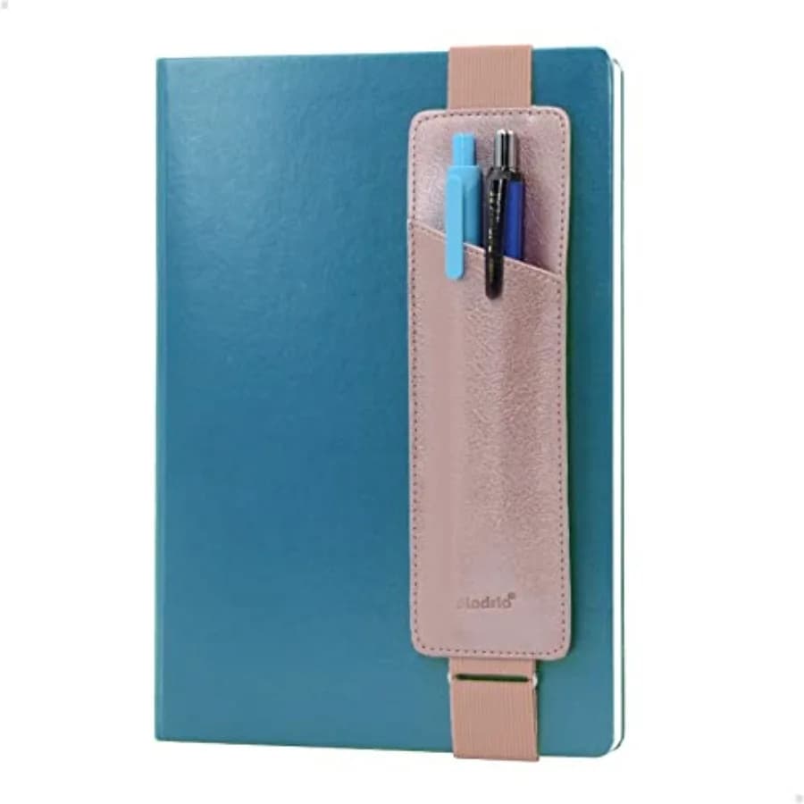 Adjustable Elastic Band Pen Holder, Pencil Holder, Pen Sleeve Pouch for Hardcover Journals, Notebooks, Planners, Binders, Fit N