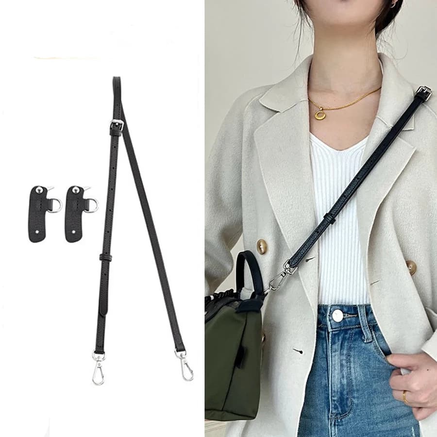 Tracolla in pelle per borsa Longchamp Energy Mini, accessorio durevole per la modifica della borsa regalo senza foratura, accessori per borse.