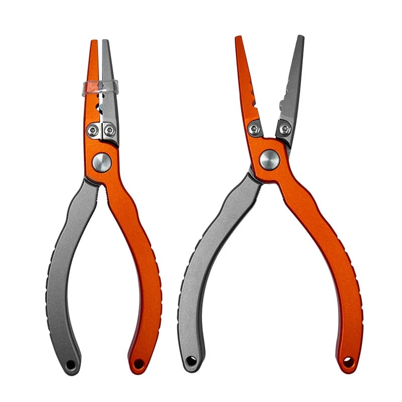 1 pcs Aluminum alloy fishing pliers, line cutting, hooking, lead pressing, multifunctional bait pliers, outdoor fishing gear