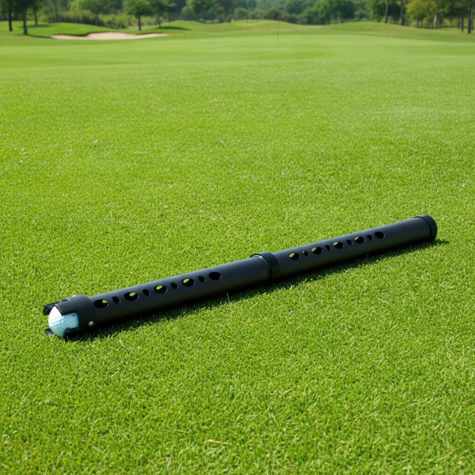 Golf Ball Pickup Tube Handheld Golf Ball Retriever Tube Sports Equipment Easy to Use Plastic for Golfers, Driving Range