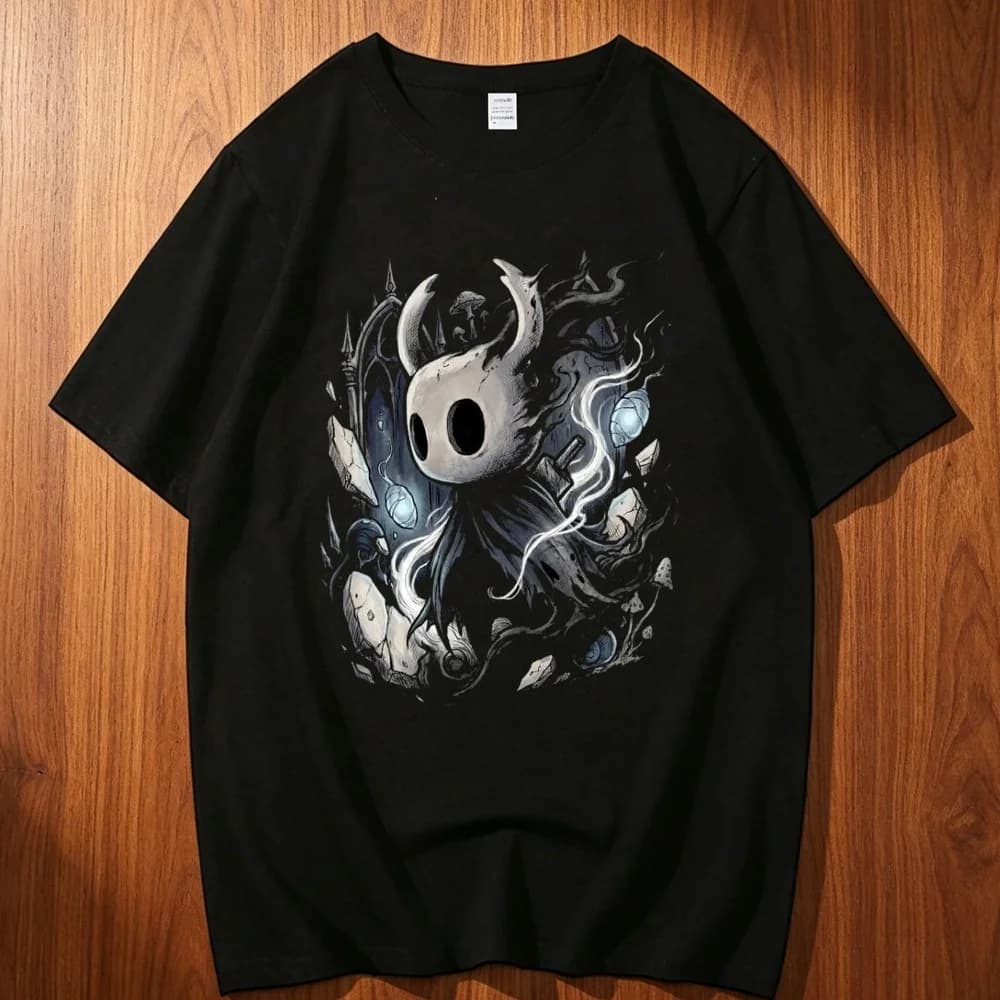 Hollow Knight cotton tshirt men Y2k Grunge University Pop Culture top tees harajuku Classic Trendy kawaii Y2k 2000s