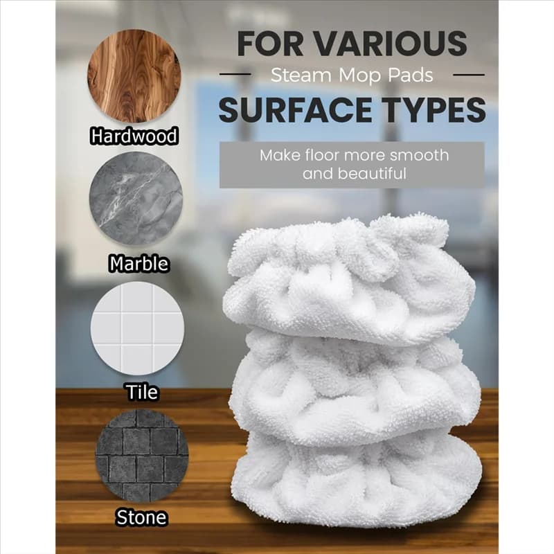 A74G-Per accessori per pulitore a vapore Dupray Neat - Cuscinetti riutilizzabili per scopa a vapore con piccoli cofani triangolari