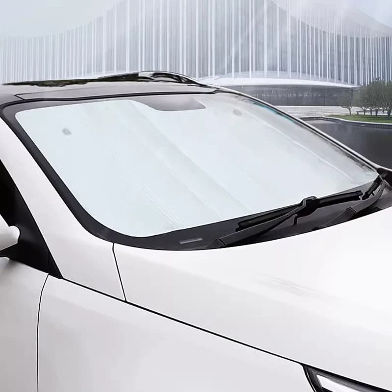 Parasole per auto, protezione solare estiva per finestrini auto e isolamento termico, protezione per parabrezza anteriore, tappetino parasole, visiera parasole.