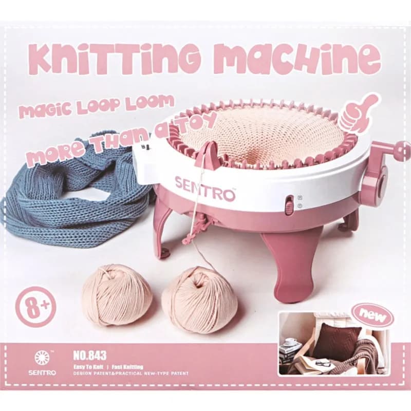 Knitting Machine22/ 48 Needles Knitting Loom Machine with Row Counter Weaving Loom Knitting Round Loom Double Knit Loom Machine