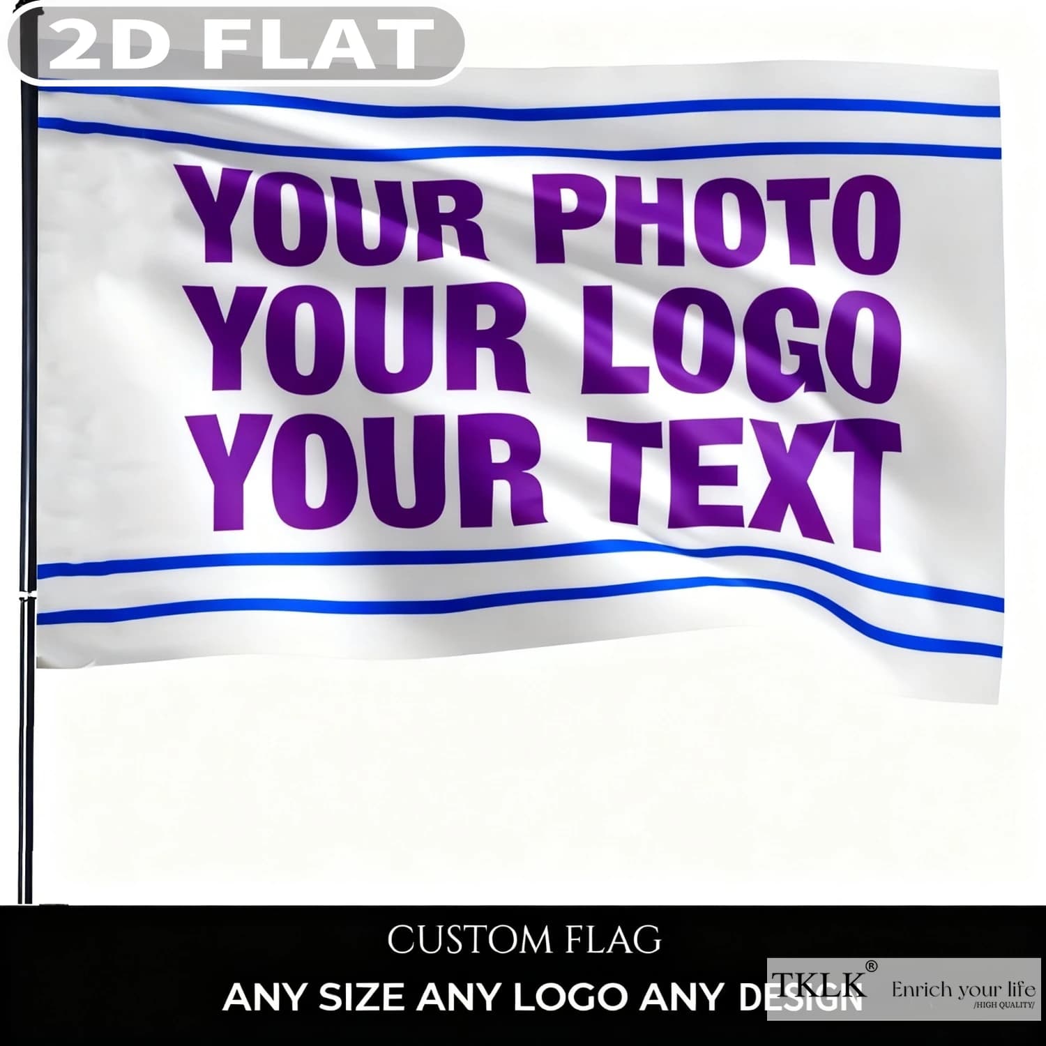 1pc Custom Flag Banner Tapestry Any Size Flags Garden Yard Flag, Custom Your Own Logo Text Or Image Banners Wall Decoration