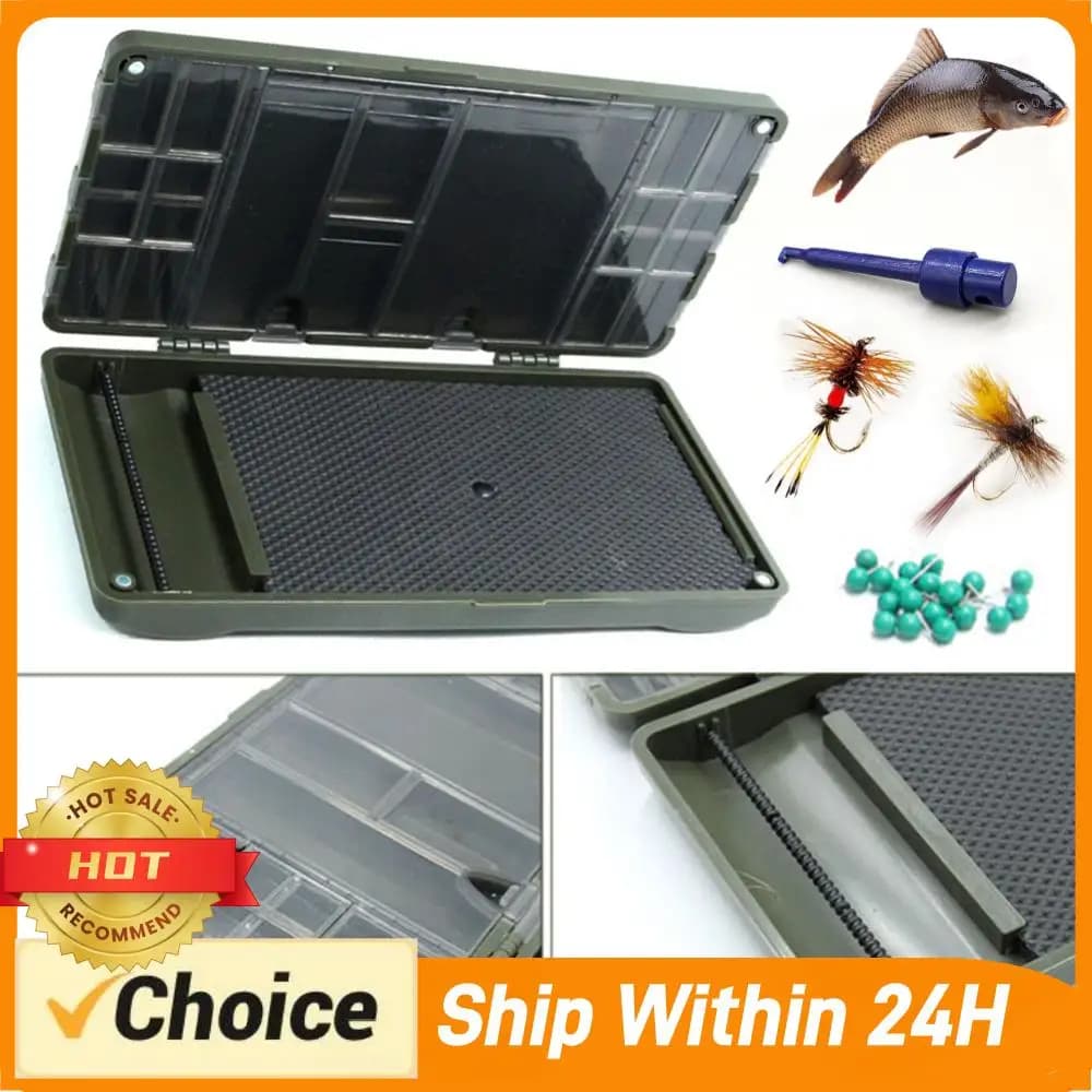 Magnetic Fishing Accessories Boxes, Fishing Equipment Plastic Box, Fly Fishing Bearing Box, Spine Box, Ami and bait