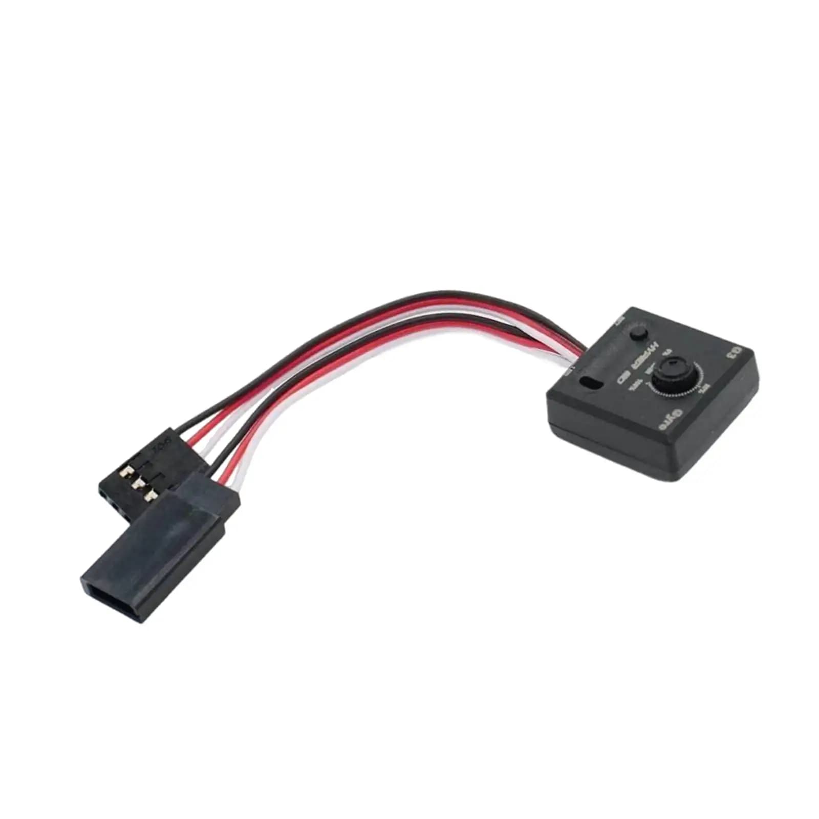 Giroscopio RC a Basso Consumo Energetico, Facile Installazione, Leggero, Compatto, Premium, Mini Giroscopio per Auto RC