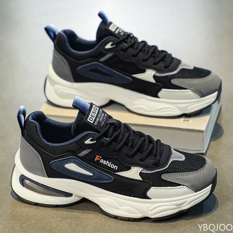 Versione alla moda scarpe comode casual con suola spessa alla moda Nuove scarpe sportive leggere e traspiranti da uomo autunnali