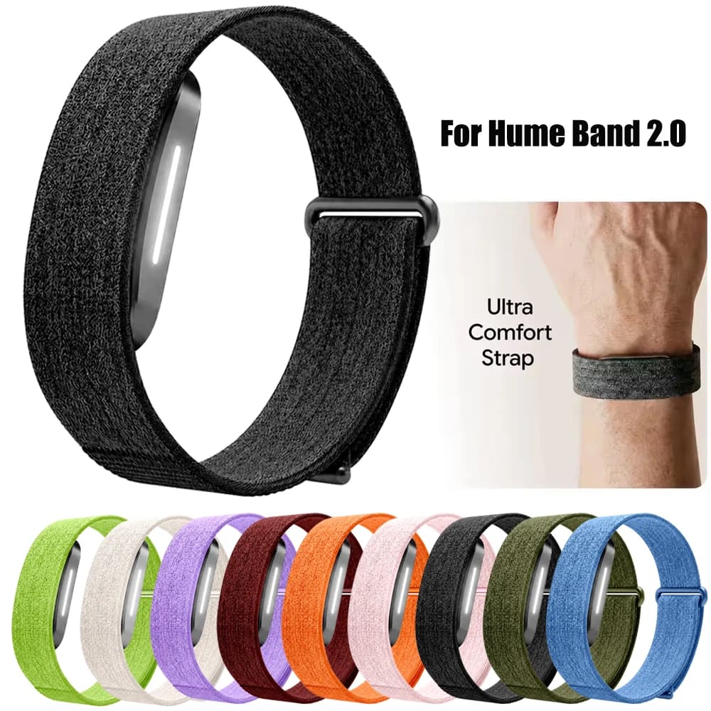 Nylon Replacement Strap For Hume Band 2.0 Adjustable Breathable Band Smartwatch Accessories Sport Replacement Bracelet WristBand