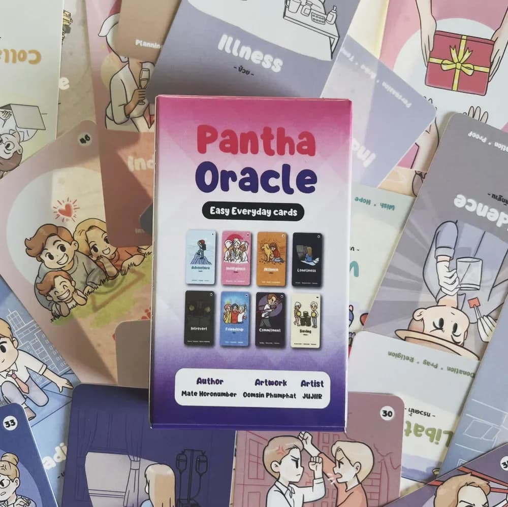 Nuovo mazzo di carte inglesi Pantha Oracle Easy Everyday Cards Sampling Figure Design per amici Regalo di festa Intrattenimento Gioco da tavolo